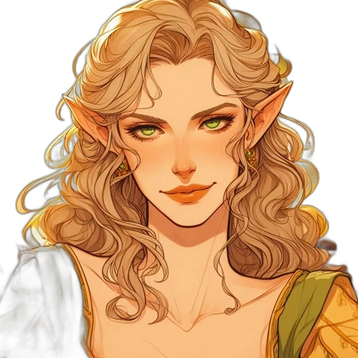 fantasy art, pixel art, concept art, watercolor, golden, earth tones, green, pastel transparent PNG cut-out