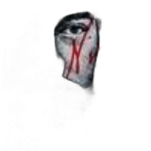 mask, face, staff, weapon, photorealistic, concept art, pixel art, comic book art transparent PNG cut-out