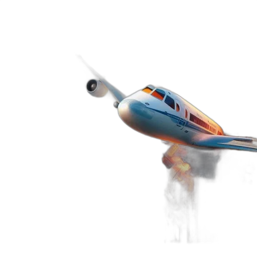 weapon, 3d render, concept art, photorealistic, poster, plane, white, commercial transparent PNG cut-out