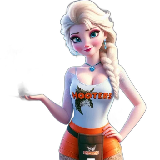 dress, staff, cartoon, fantasy art, concept art, comic book art, fire, elsa transparent PNG cut-out