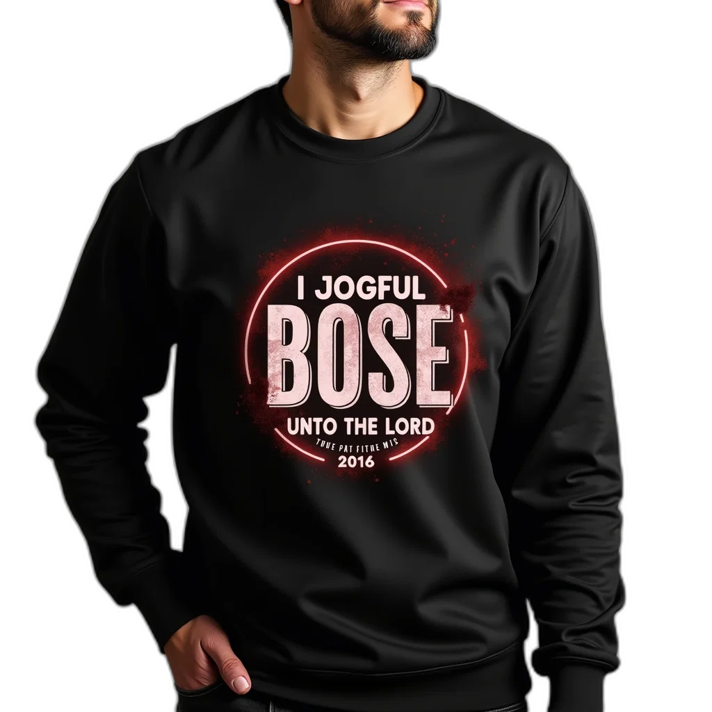 jacket, man, wearing, black, sweatshirt, red, white, graphic transparent PNG cut-out