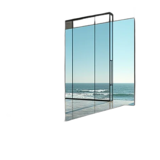 furniture, 3d render, photorealistic, beach, window, displayed, command, bar transparent PNG cut-out