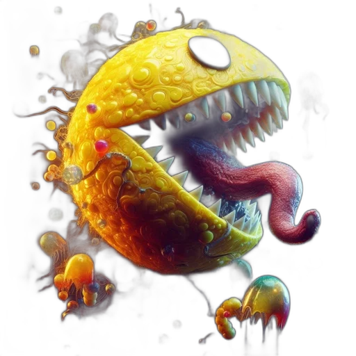creature, dragon, animal, food, concept art, fantasy art, pixel art, 3d render transparent PNG cut-out