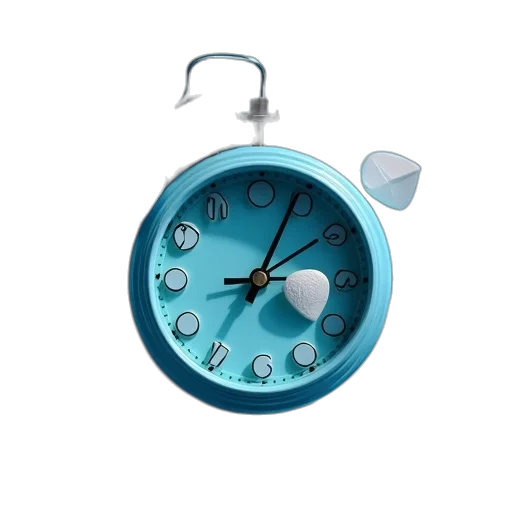 jewelry, 3d render, blue, clock, white, guitar, picks transparent PNG cut-out
