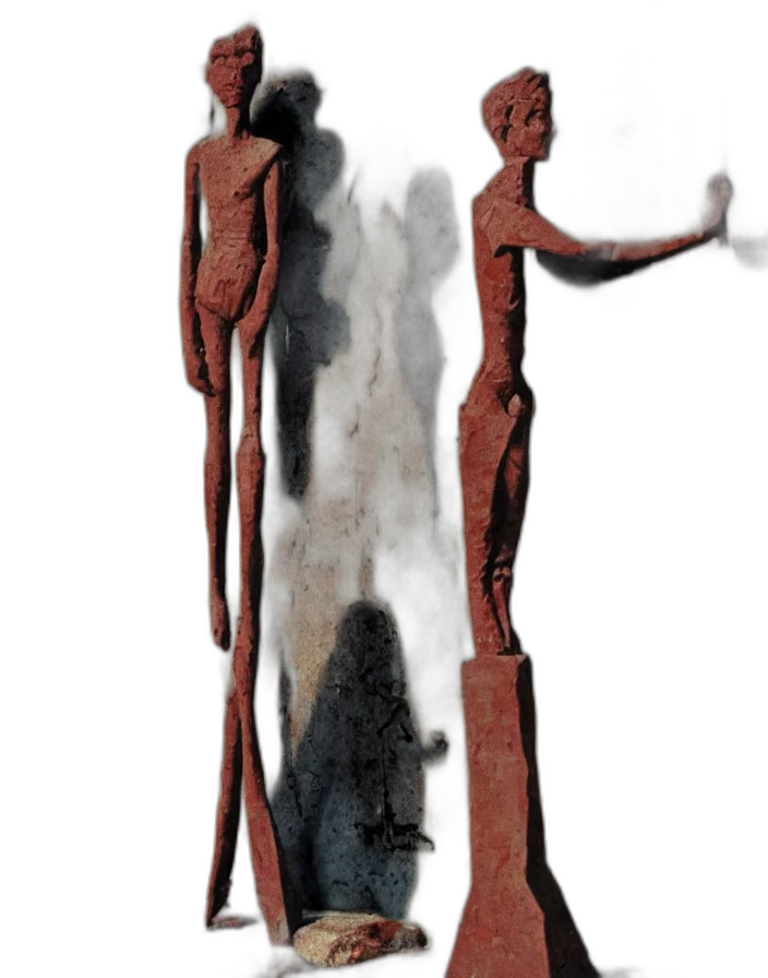 staff, sword, mask, dress transparent PNG cut-out