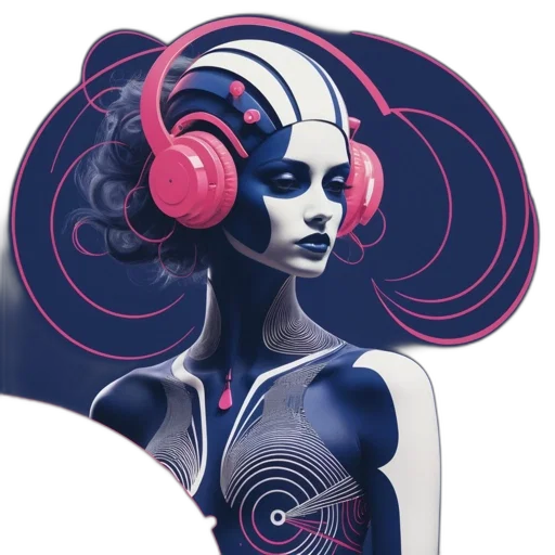 mask, concept art, cyberpunk, fantasy art, comic book art, digital, artwork, depicts transparent PNG cut-out