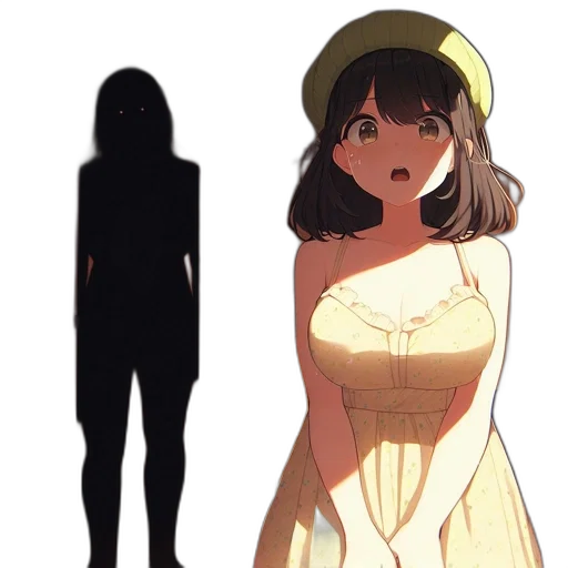 dress, mask, face, creature, concept art, anime, pixel art, 3d render transparent PNG cut-out