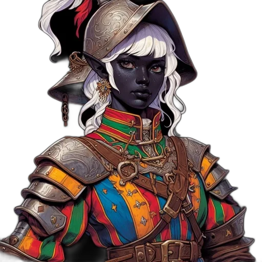 hat, mask, staff, face, fantasy art, concept art, pixel art, watercolor transparent PNG cut-out
