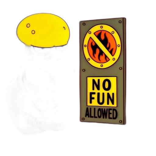 concept art, 3d render, burns, simpsons, stands, next, fun, allowed transparent PNG cut-out