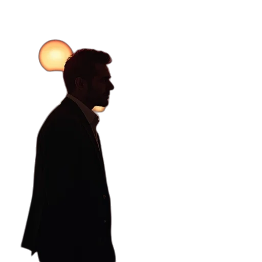 jacket, staff, mask, umbrella transparent PNG cut-out