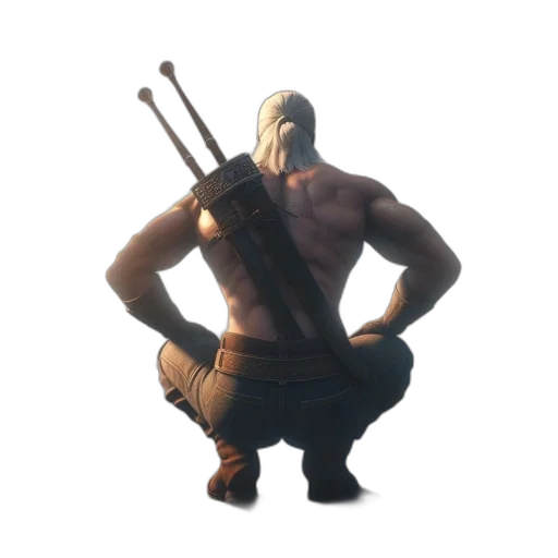 weapon, sword, staff, creature, concept art, 3d render, fantasy art, pixel art transparent PNG cut-out