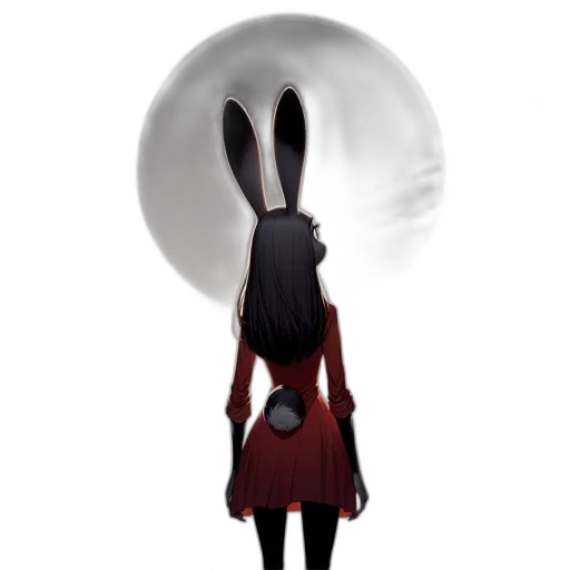 dress, mask, staff, creature, concept art, 3d render, anime, fantasy art transparent PNG cut-out