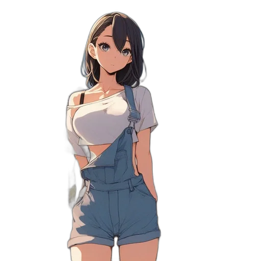 dress, weapon, robot, jacket, anime, cartoon, concept art, pixel art transparent PNG cut-out