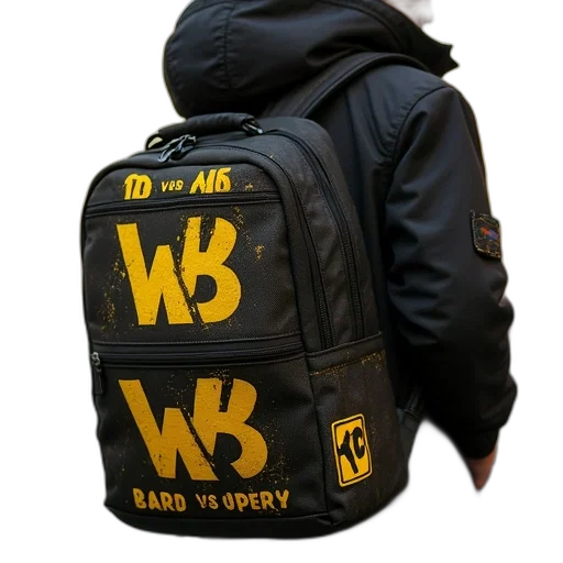 jacket, cyberpunk, 3d render, bvb, kids, bag transparent PNG cut-out