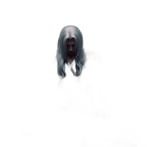 creature, mask, hair, face transparent PNG cut-out