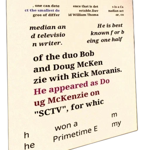 poster, features, text, about, david, william, thoma, canadian transparent PNG cut-out