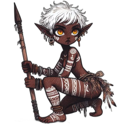 staff, creature, dragon, fantasy art, concept art, pixel art, watercolor, dark transparent PNG cut-out