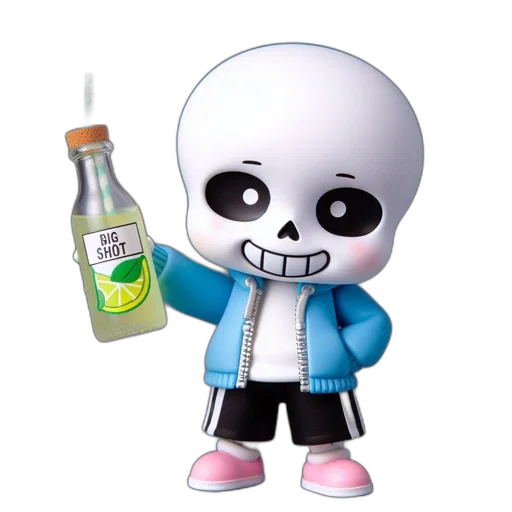 bottle, jacket, robot, food, concept art, 3d render, pixel art, vaporwave transparent PNG cut-out