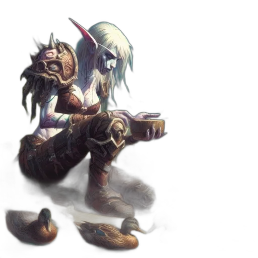 weapon, staff, fantasy art, concept art, pixel art, comic book art, dark, elfin transparent PNG cut-out