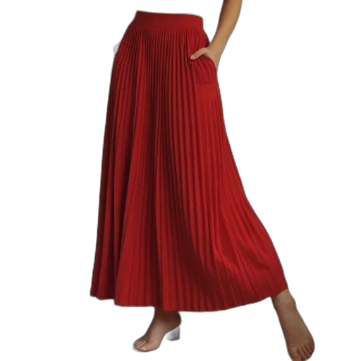 dress, red, lauren, vandyke, pleated, skirt transparent PNG cut-out