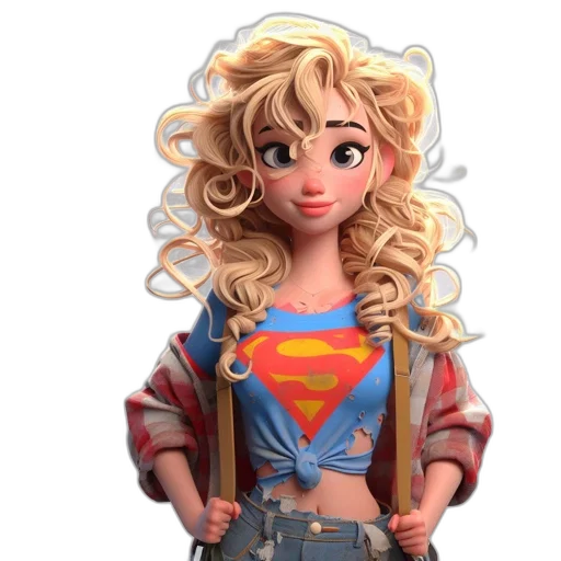jewelry, comic book art, cartoon, 3d render, concept art, animated, figure, portrays transparent PNG cut-out