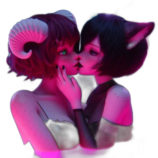 mask, creature, concept art, vaporwave, 3d render, fantasy art, neon lights, neon transparent PNG cut-out