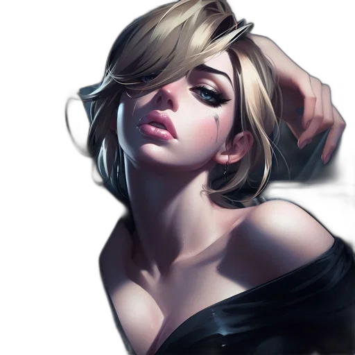 face, dress, mask, weapon, concept art, photorealistic, fantasy art, cyberpunk transparent PNG cut-out