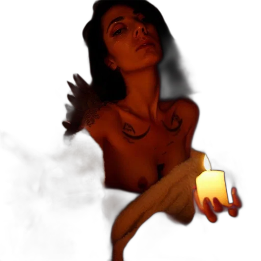 jewelry, staff, fantasy art, concept art, pixel art, photorealistic, fire, night transparent PNG cut-out