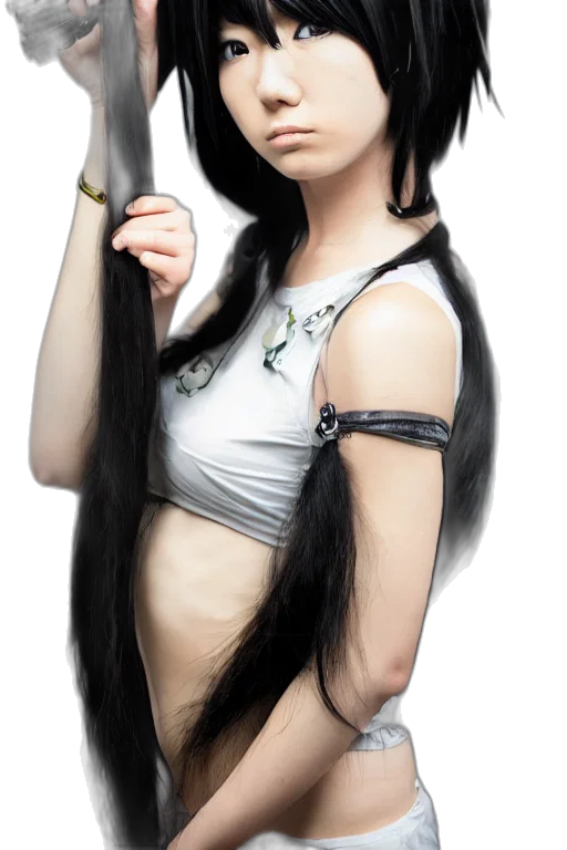 staff, hair, weapon, sword transparent PNG cut-out