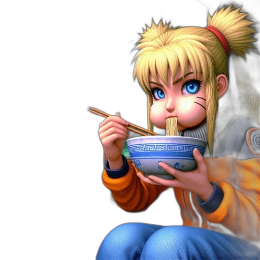 food, anime, concept art, 3d render, fantasy art, snow, fire, blue transparent PNG cut-out