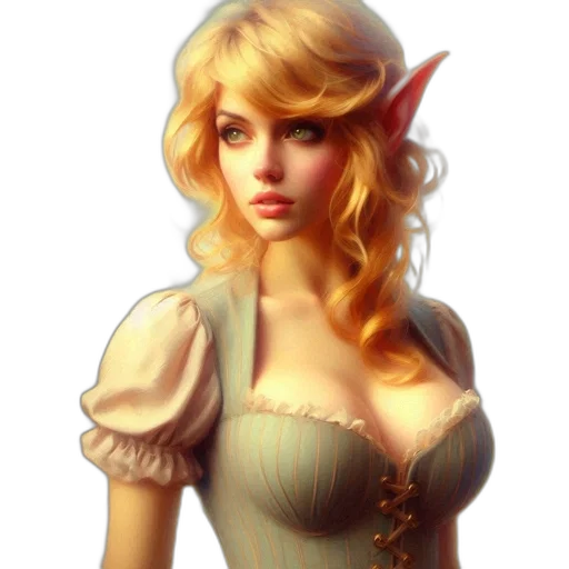 dress, dragon, staff, face, fantasy art, concept art, pixel art, photorealistic transparent PNG cut-out