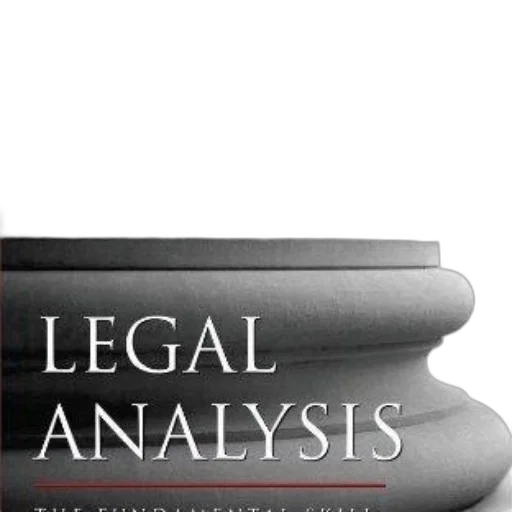 legal, analysis, fundamental, skill, book, cover, featuring, black transparent PNG cut-out