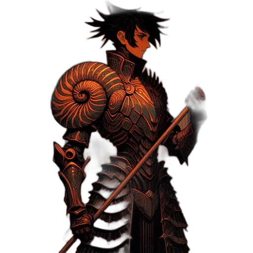 staff, sword, dragon, weapon, concept art, fantasy art, comic book art, pixel art transparent PNG cut-out