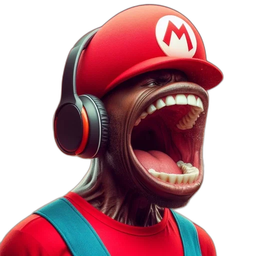 mask, face, creature, animal, concept art, 3d render, photorealistic, comic book art transparent PNG cut-out