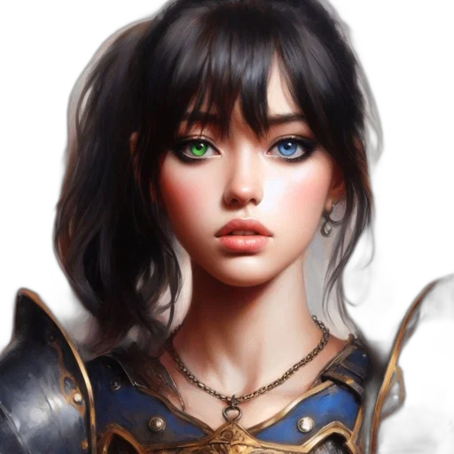 face, jewelry, dragon, sword, fantasy art, photorealistic, concept art, comic book art transparent PNG cut-out