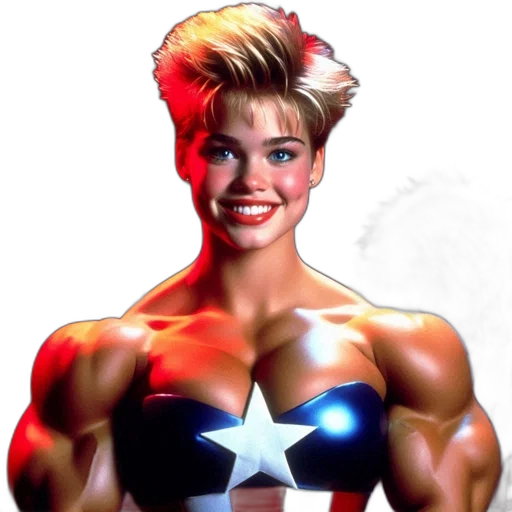 weapon, comic book art, photorealistic, concept art, cartoon, woman, striking, blue transparent PNG cut-out
