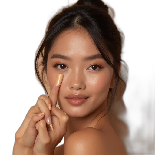 jewelry, face, photorealistic, oil painting transparent PNG cut-out