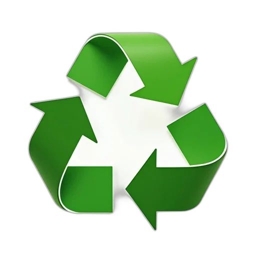3d render, green, recycling, strategy transparent PNG cut-out