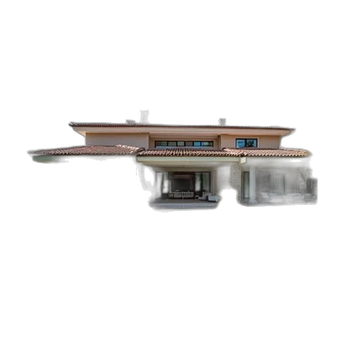building, robot, staff, weapon, 3d render, photorealistic, concept art, villa transparent PNG cut-out