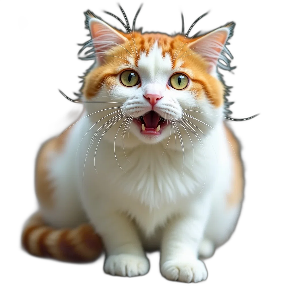animal, face, creature, staff, photorealistic, 3d render, oil painting, chubby transparent PNG cut-out