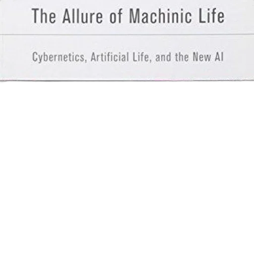 robot, cyberpunk, allure, machinic, life, book, cover, featuring transparent PNG cut-out