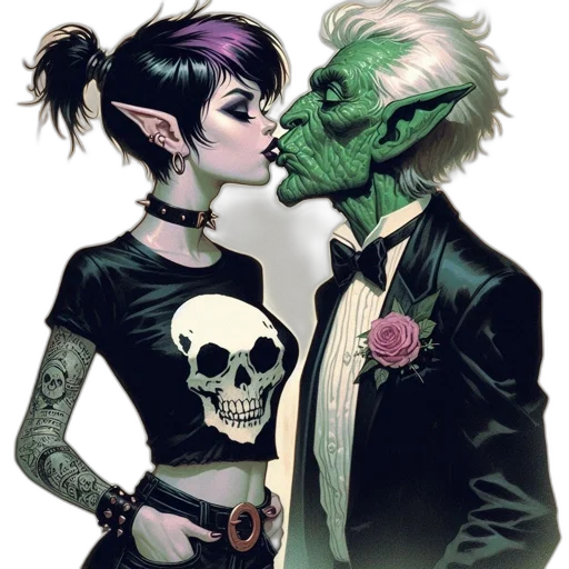 comic book art, concept art, fantasy art, cartoon, neon lights, green, dark, intimate transparent PNG cut-out