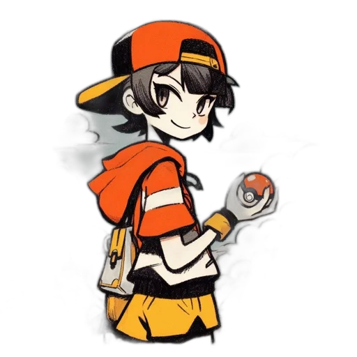 staff, hat, weapon, pixel art transparent PNG cut-out