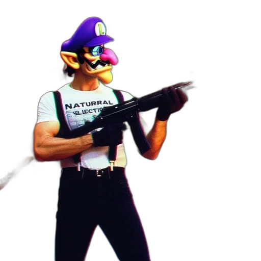 weapon, staff, mask, sword, concept art, vaporwave, 3d render, pixel art transparent PNG cut-out