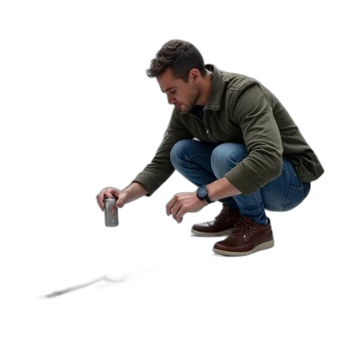 weapon, sword, staff, jacket, concept art, 3d render, photorealistic, fog transparent PNG cut-out