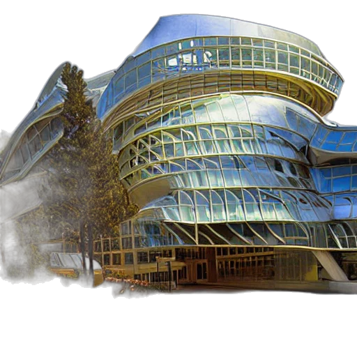 building, 3d render, photorealistic, concept art transparent PNG cut-out