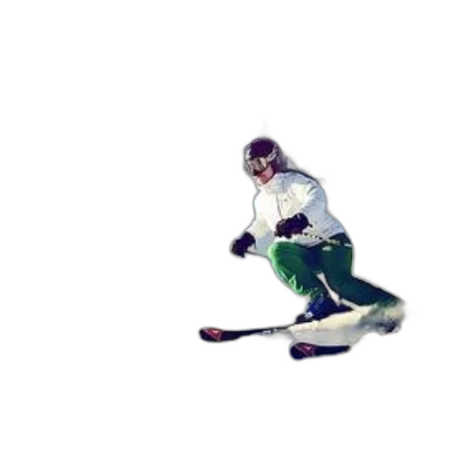 staff, concept art, pixel art, photorealistic, 3d render, green, skier, pants transparent PNG cut-out