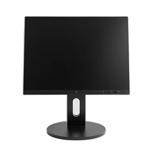 furniture, staff, robot, 3d render, modern, computer, monitor, thin transparent PNG cut-out