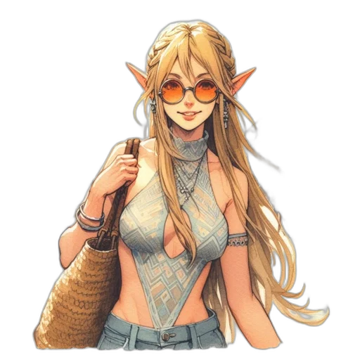 staff, fantasy art, concept art, pixel art, watercolor, earth tones, pastel, golden transparent PNG cut-out