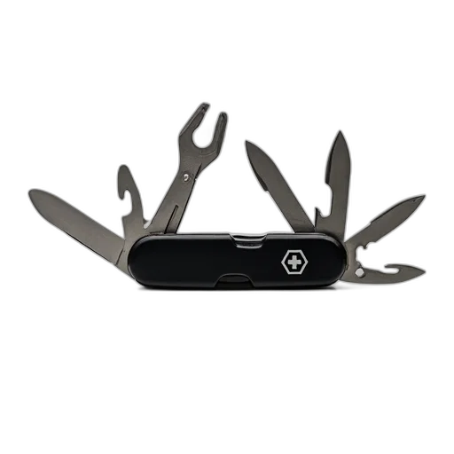 weapon, staff, black, silver, swiss, army, knife, multiple transparent PNG cut-out